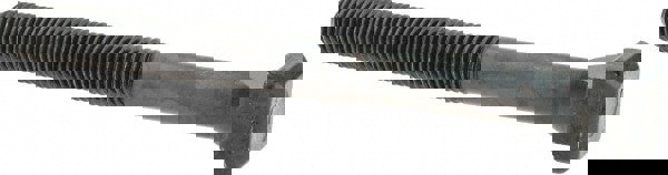 Steel T-Slot Bolt: M12 x 1.75, 75 mm Thread Length, 12 mm Slot Width, Black Finish